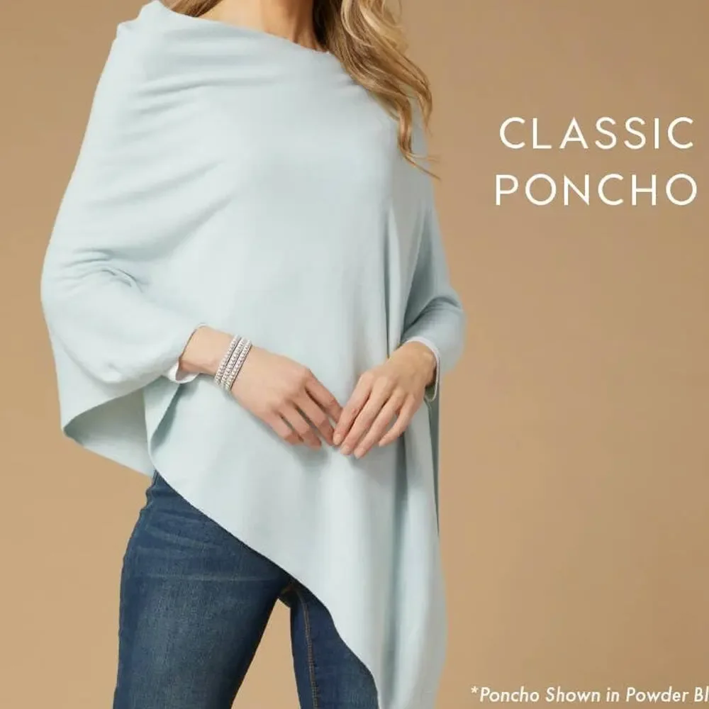 Lightweight Poncho | Light Coral